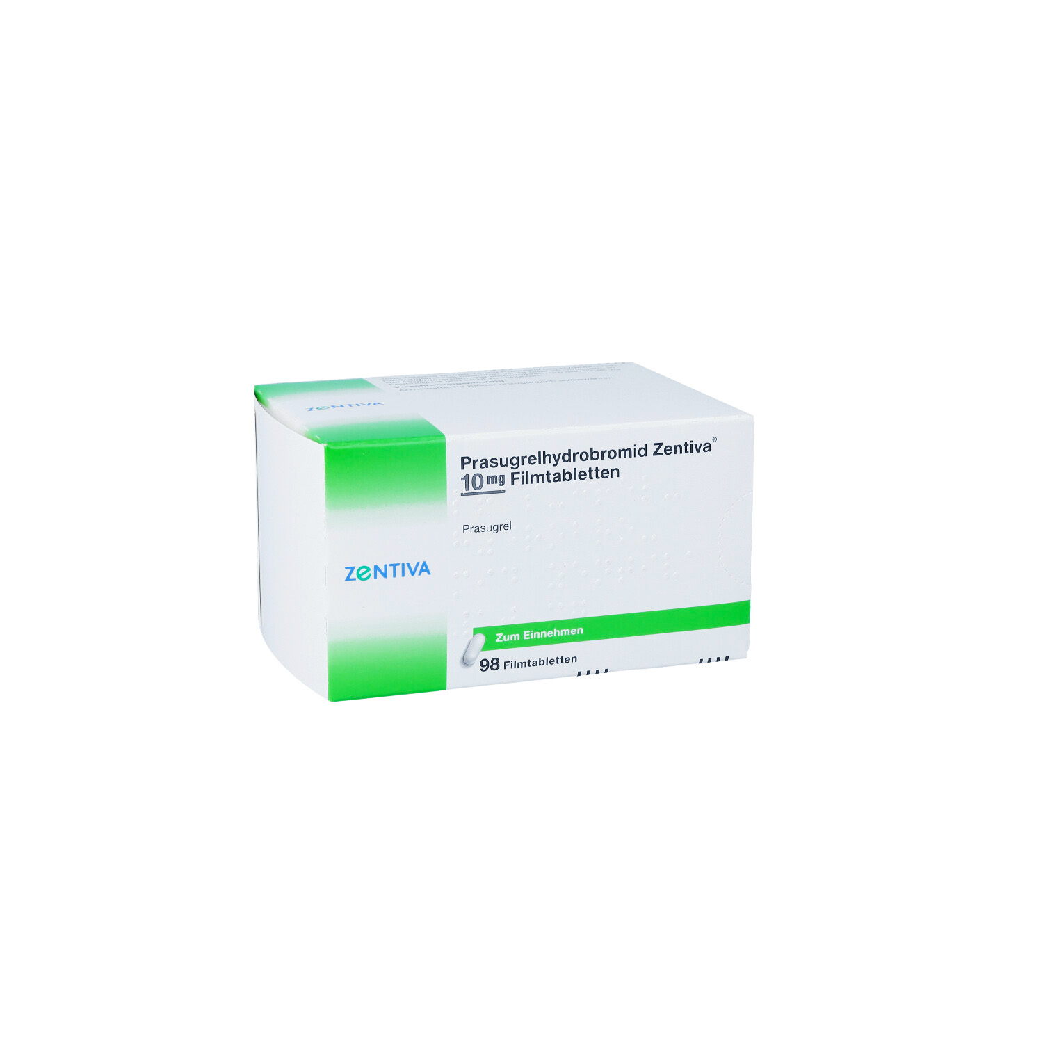 PRASUGRELHYDROBROMID Zentiva 10 mg Filmtabletten