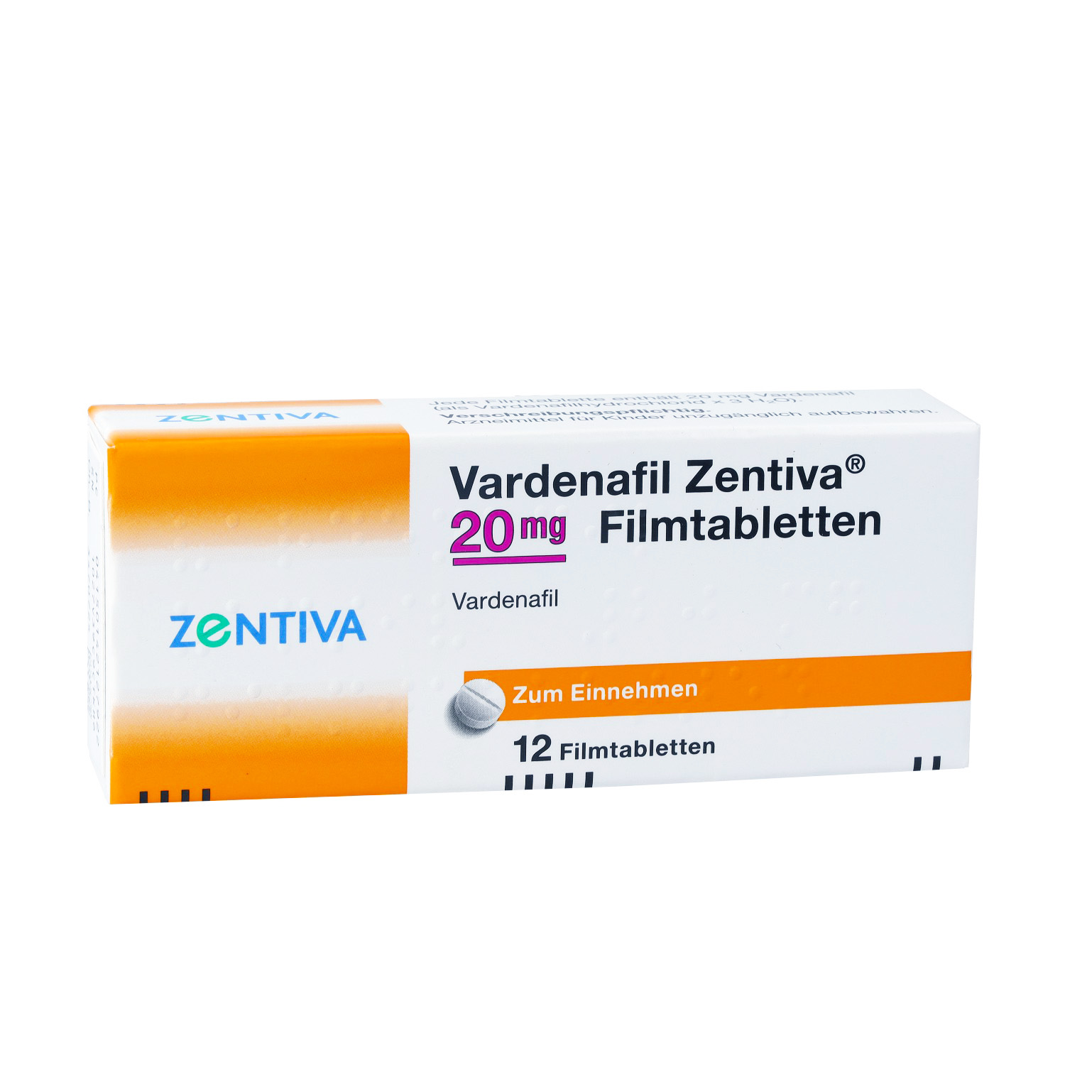 VARDENAFIL Zentiva 20 mg Filmtabletten