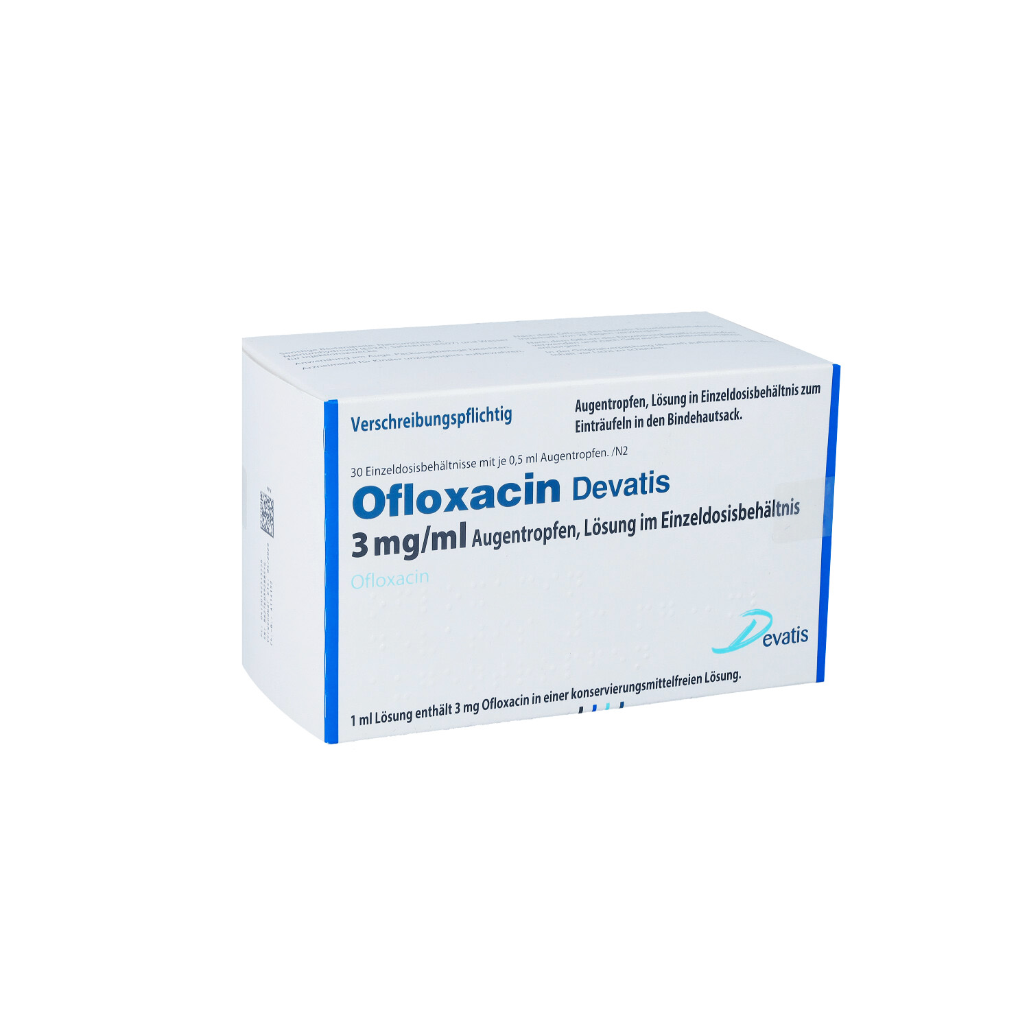 OFLOXACIN Devatis 3 mg/ml Augentr.i.Einzeldosisb.