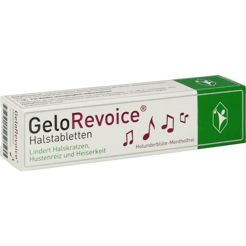 GeloRevoice Holunderblüte Mentholfrei – Halstabletten bei Heiserkeit