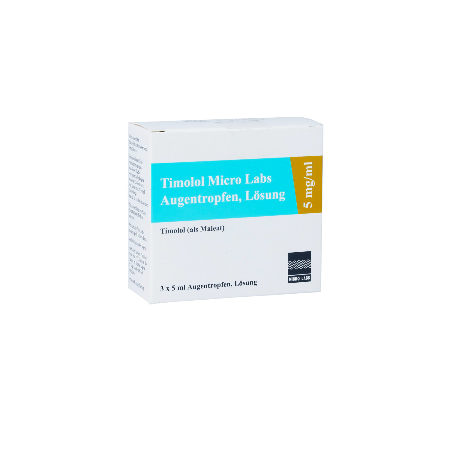 TIMOLOL Micro Labs 5 mg/ml Augentropfen Lösung