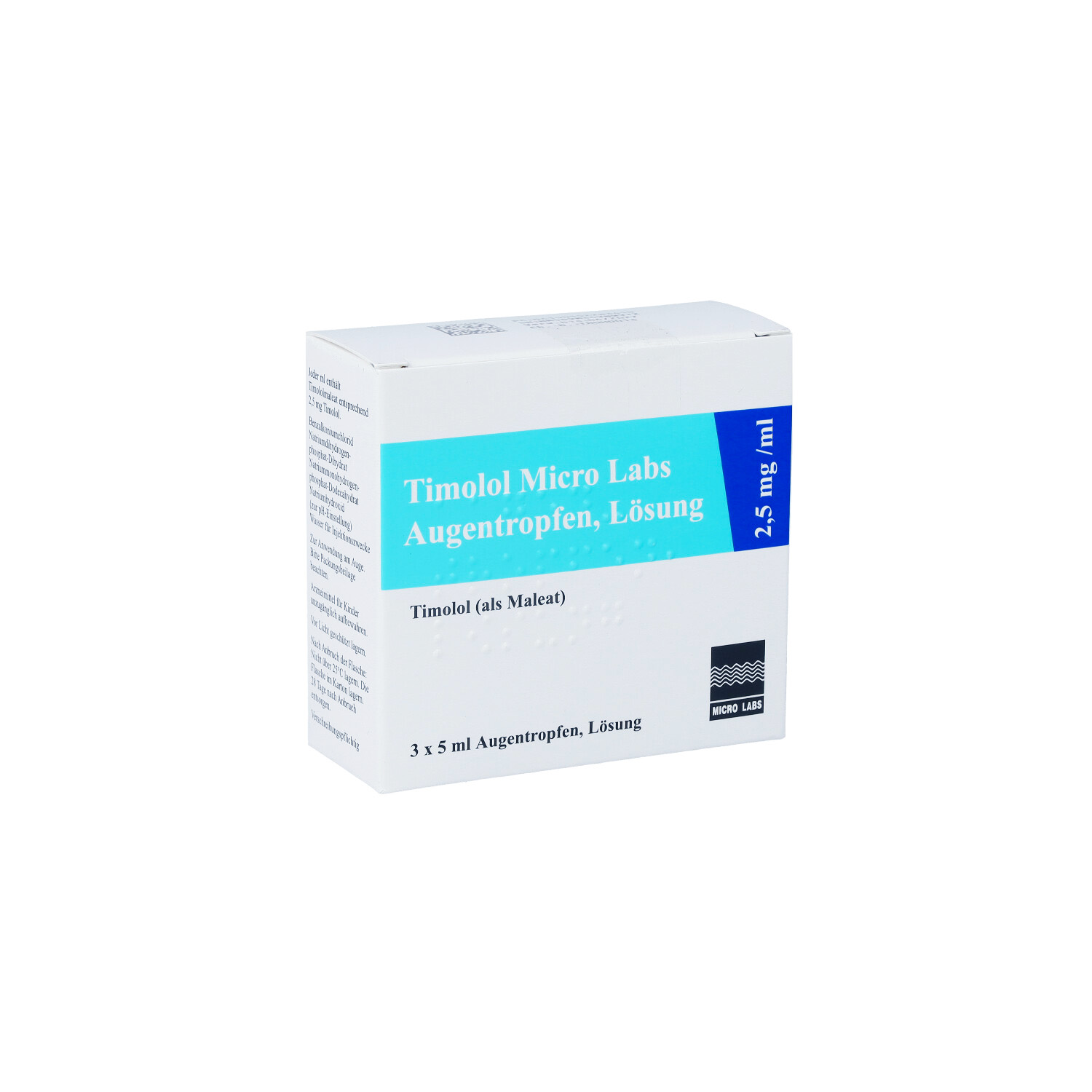 TIMOLOL Micro Labs 2,5 mg/ml Augentropfen Lösung