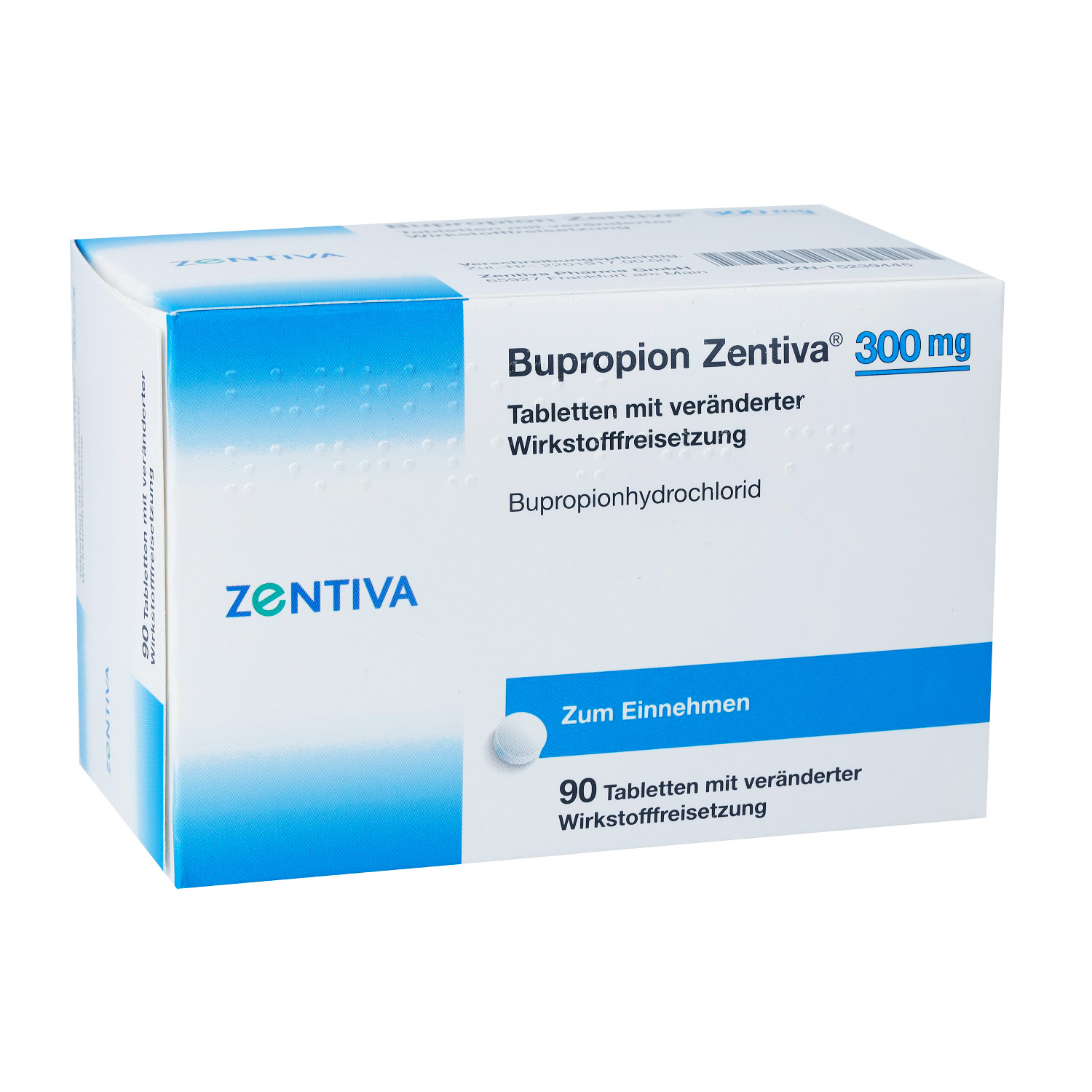 BUPROPION Zentiva 300 mg Tab.m.verä.Wst.-Frs.
