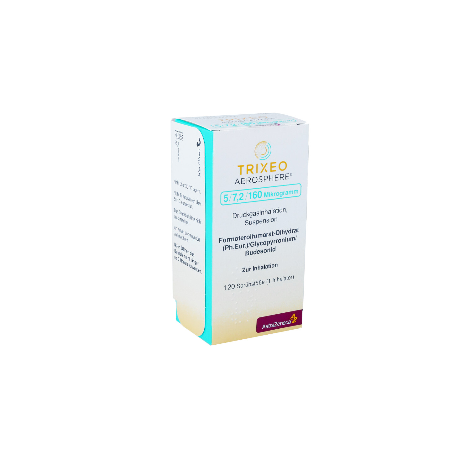 TRIXEO Aerosphere 5/7,2/160μg Druckgasinh.120ED