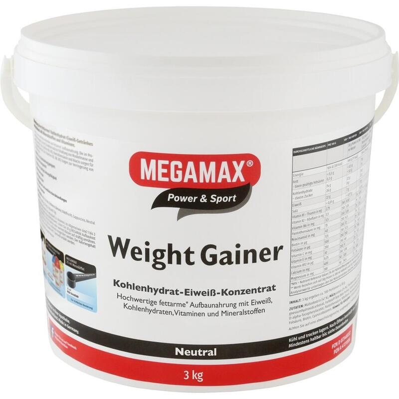 WEIGHT GAINER Megamax Neutral Pulver