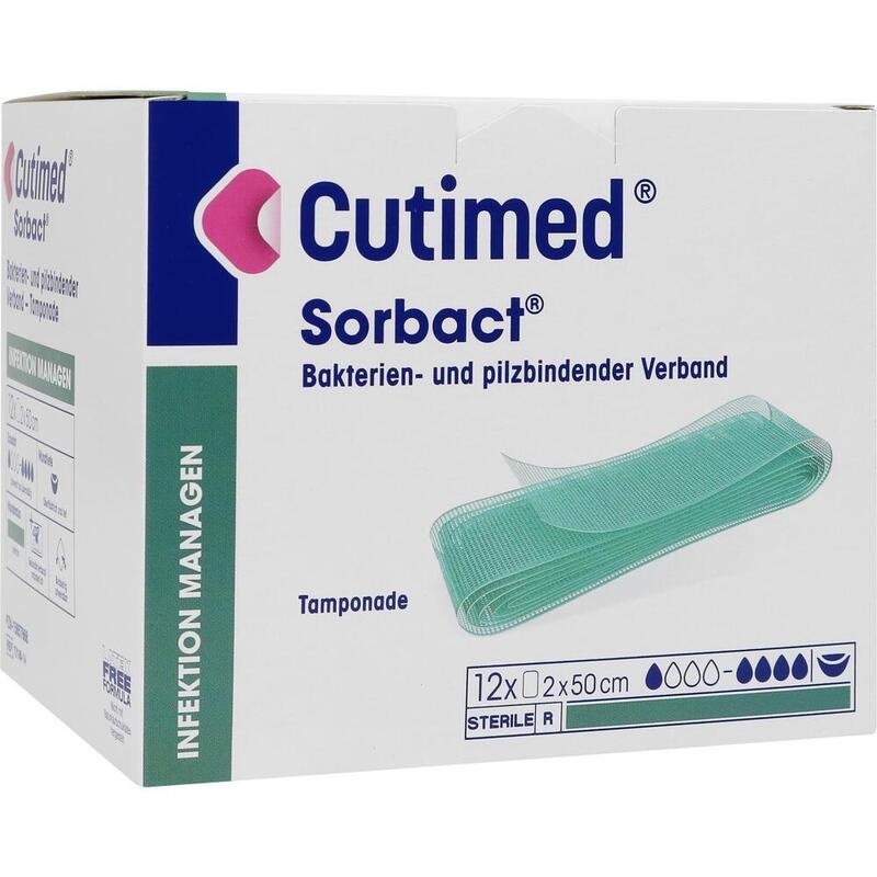 CUTIMED Sorbact Tamponaden 2x50 cm