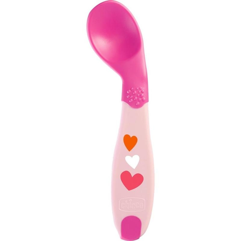 ESSLERNLÖFFEL angewinkelt girl chicco