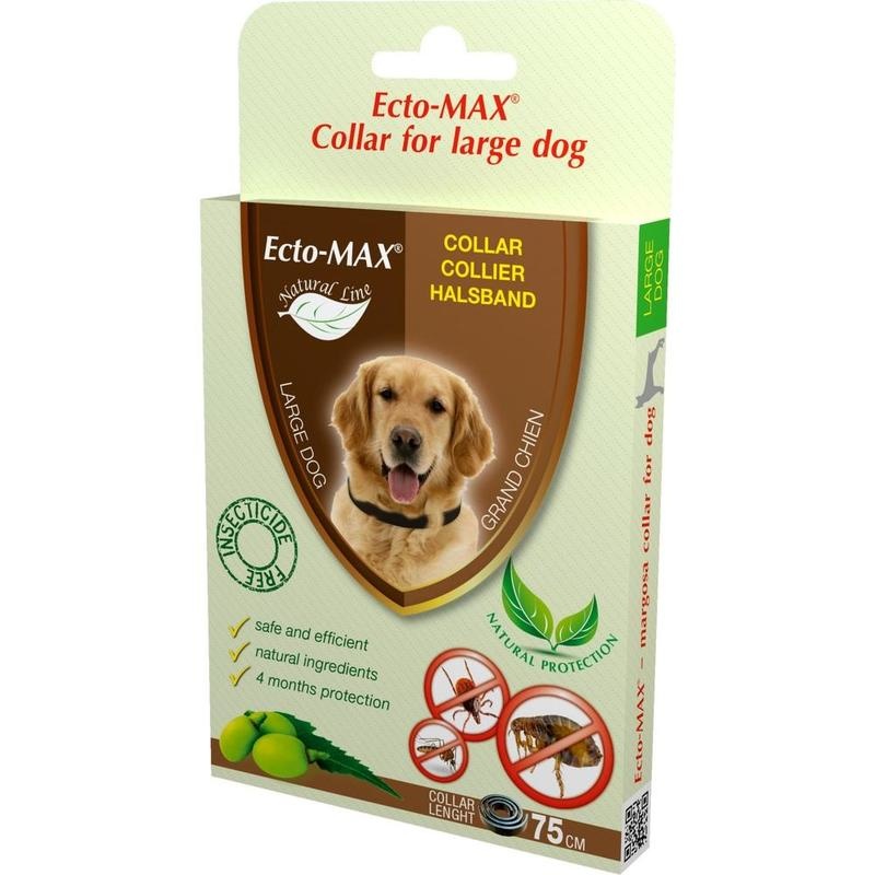FLOH- UND Zeckenschutzhalsb.75cm f.Hunde Ecto-MAX
