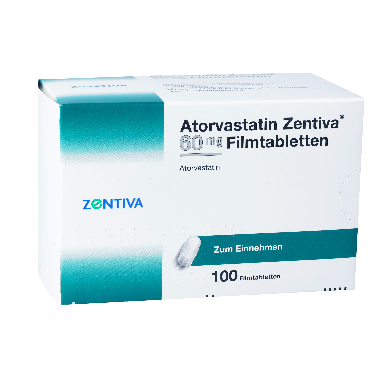 ATORVASTATIN Zentiva 60 mg Filmtabletten