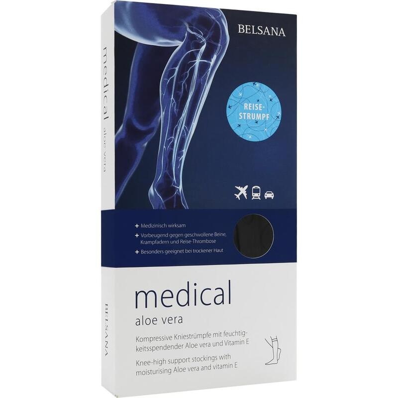BELSANA med aloe AD Gr.L Gr.45-47 schwarz