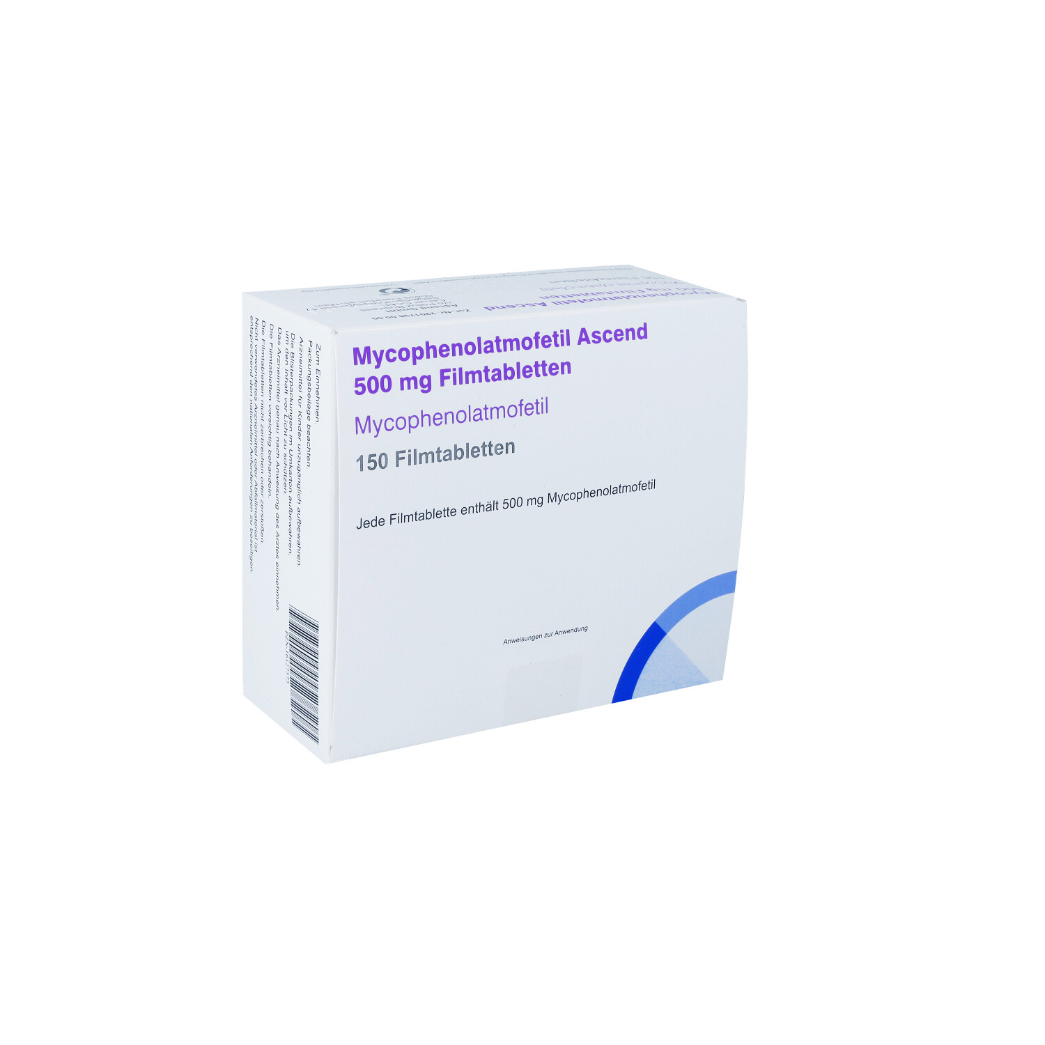 MYCOPHENOLATMOFETIL Ascend 500 mg Filmtabletten