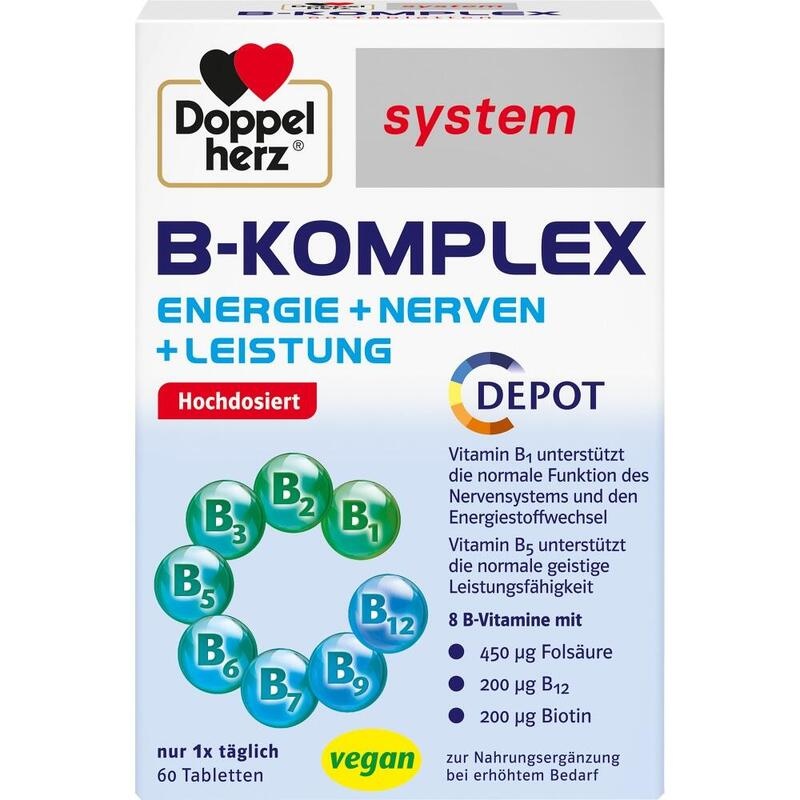 DOPPELHERZ B-Komplex system Tabletten