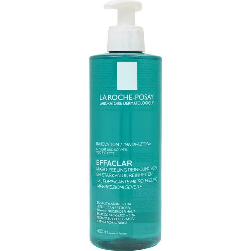 La Roche-Posay® Effaclar Mikro-Peeling Reinigungsgel bei Akne an Gesicht & Körper
