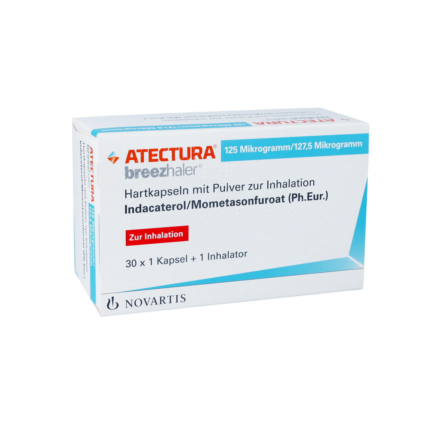 ATECTURA Breezhaler 125μg/127,5μg Hkp.m.Plv.z.Inh.