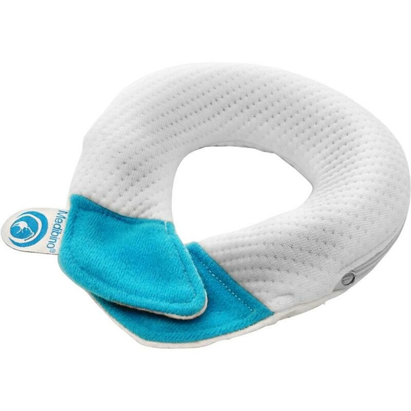 MEDIBINO Der Baby Kopfschutz Tencel blau