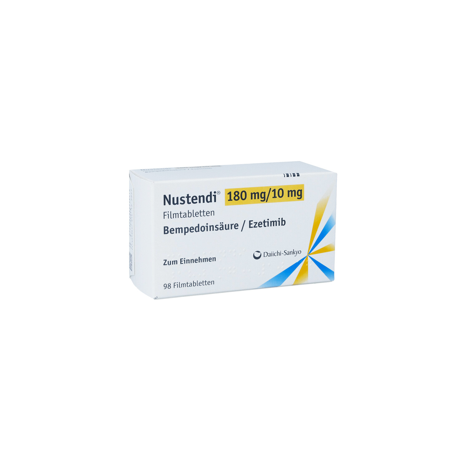 NUSTENDI 180 mg/10 mg Filmtabletten