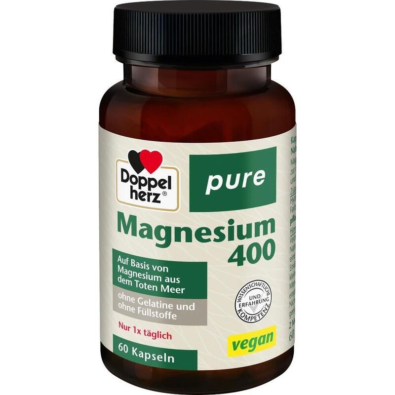 DOPPELHERZ Magnesium 400 pure Kapseln