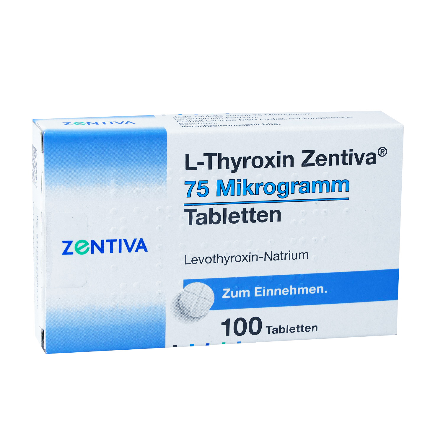 L-THYROXIN Zentiva 75 Mikrogramm Tabletten
