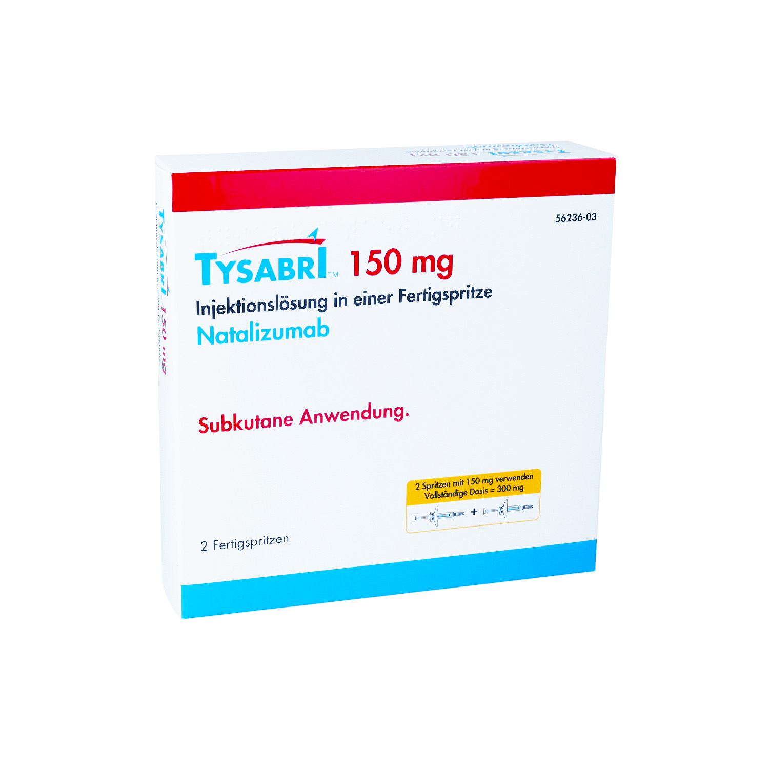 TYSABRI 150 mg Inj.-Lsg.i.e.Fertigspritze 2xSC