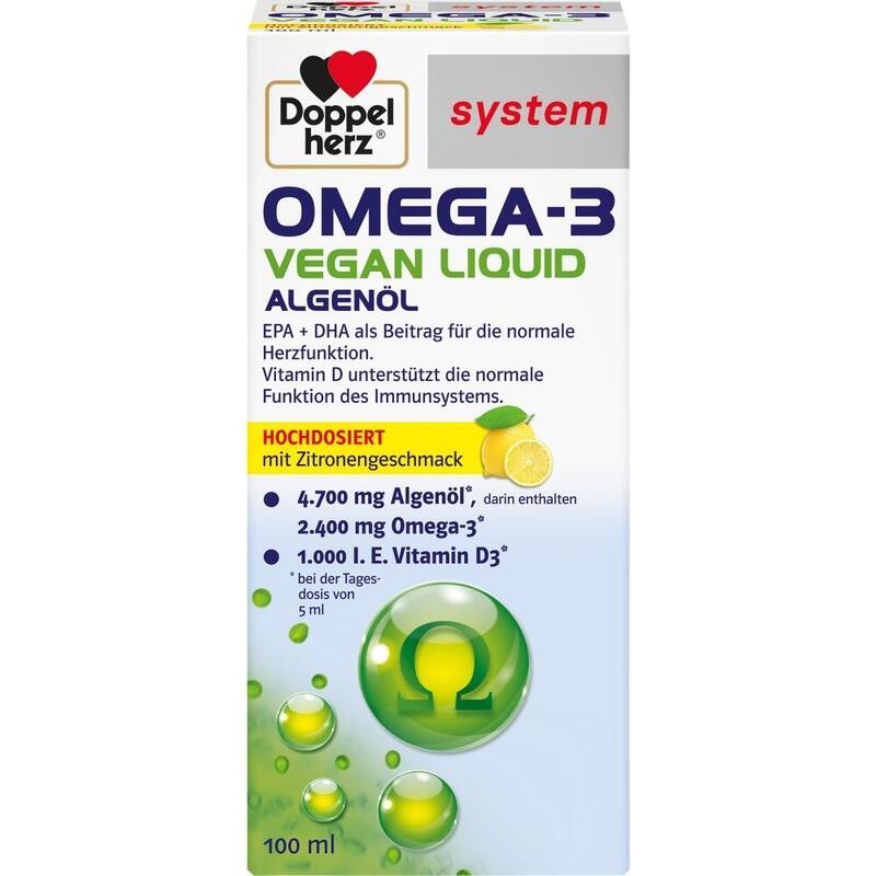 DOPPELHERZ Omega-3 vegan Liquid system