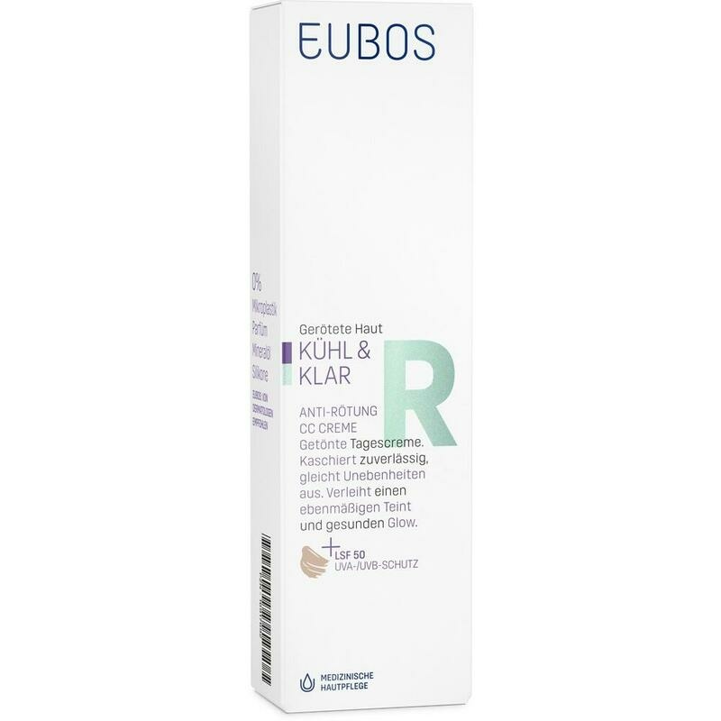 EUBOS KÜHL & KLAR Anti-Rötung CC Creme LSF 50