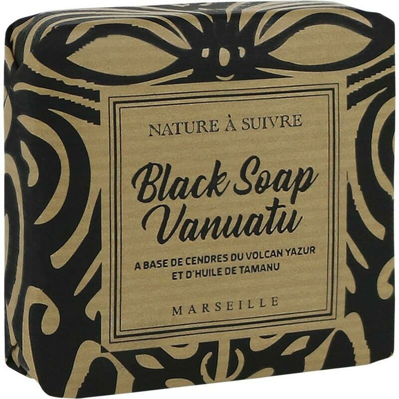 BIO SEIFE schwarz Vanuatu black magic Soap MADIZA