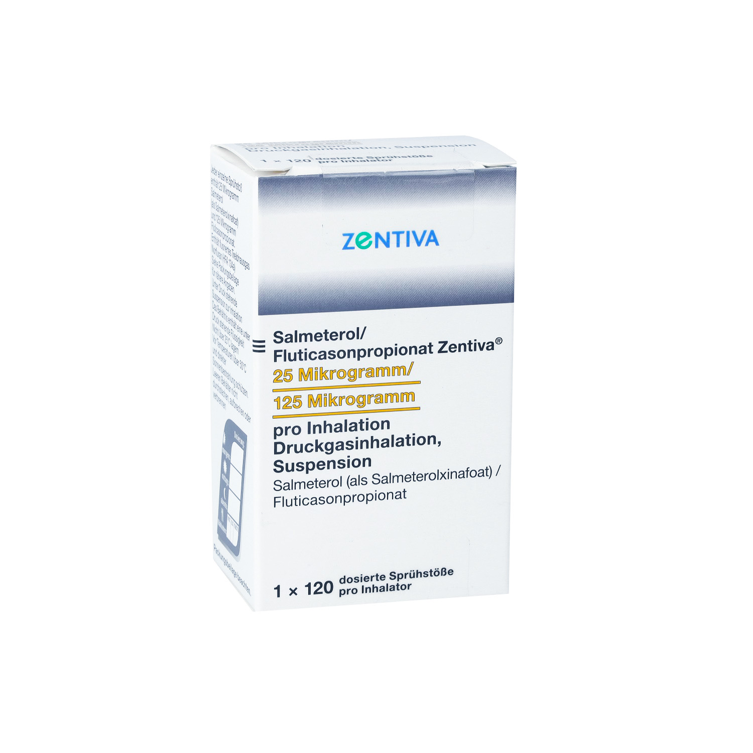 SALMETEROL/Fluticasonpropionat Zent.25/125μg 120
