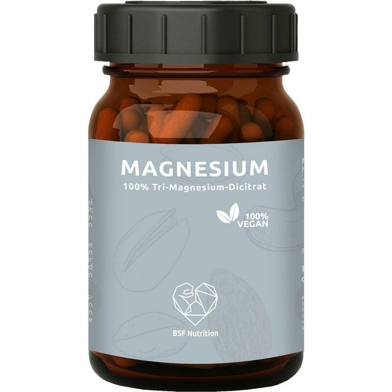 BSF Nutrition Magnesium 100% Tri-Mg-Dicitrat vegan