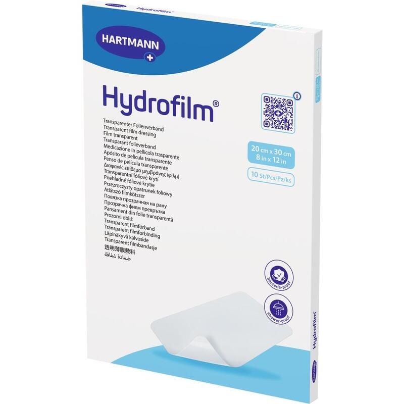 HYDROFILM transparenter Folienverband 20x30 cm