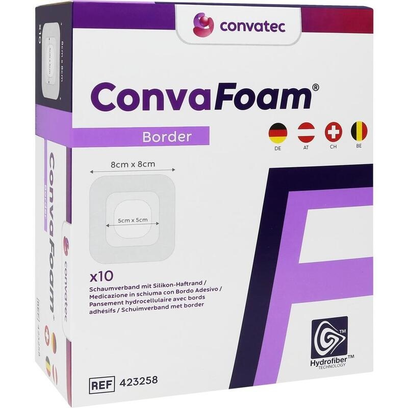CONVAFOAM Schaumverband Border 8x8 cm