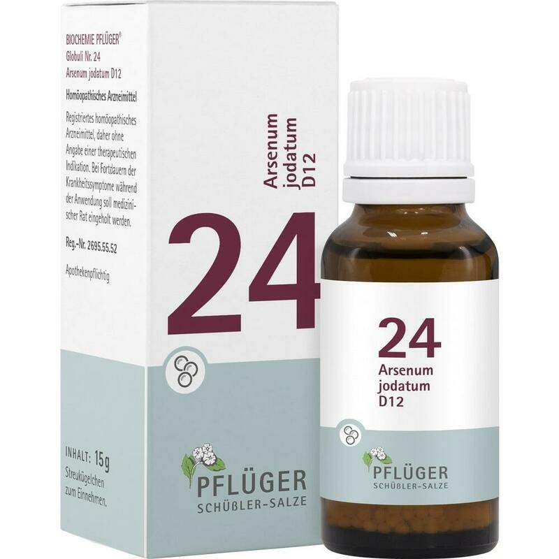 BIOCHEMIE Pflüger 24 Arsenum jodatum D 12 Globuli