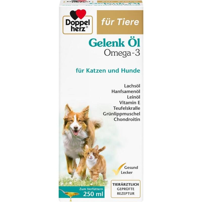 DOPPELHERZ für Tiere Gelenk Öl f.Hunde/Katzen