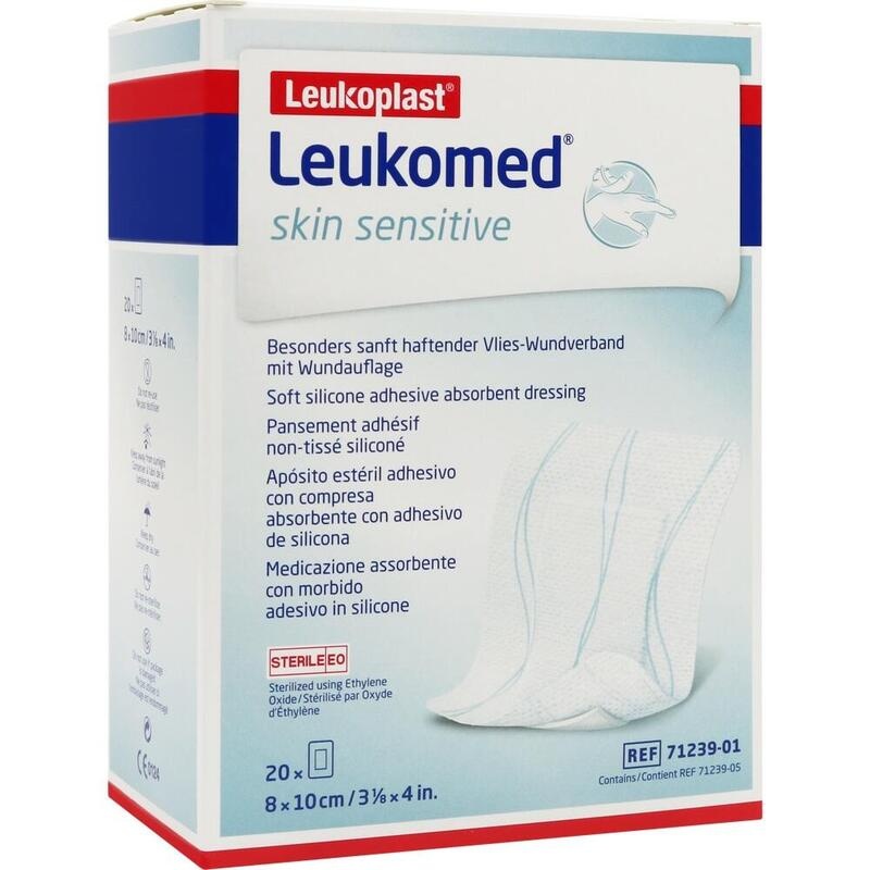 LEUKOMED skin sensitive steril 8x10 cm