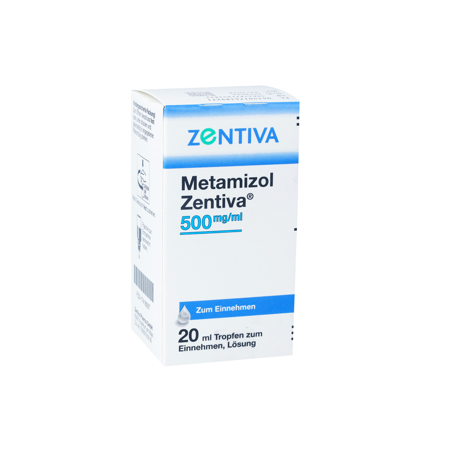 METAMIZOL Zentiva 500 mg/ml Tropf.z.Einnehmen Lsg.