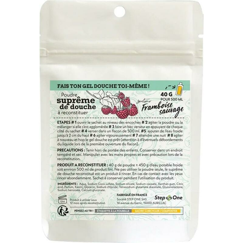 DUSCHGEL Pulver wilde Himbeeren StepOne