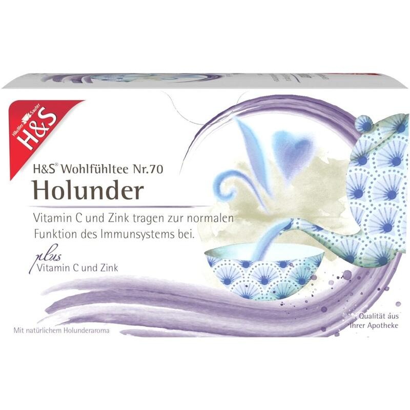 H&S Holunder m.Vitamin C und Zink Filterbeutel