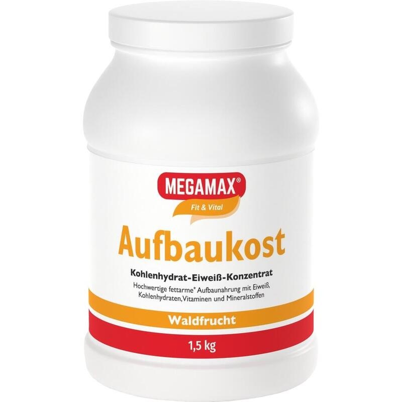MEGAMAX Aufbaukost Waldfrucht Pulver
