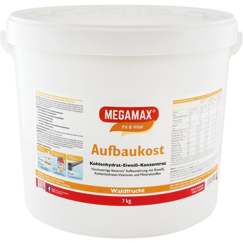 MEGAMAX Aufbaukost Waldfrucht Pulver