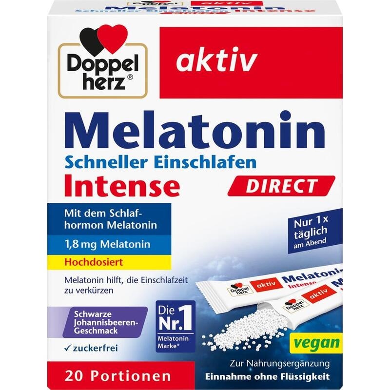 DOPPELHERZ Melatonin DIRECT Schneller Einschlafen