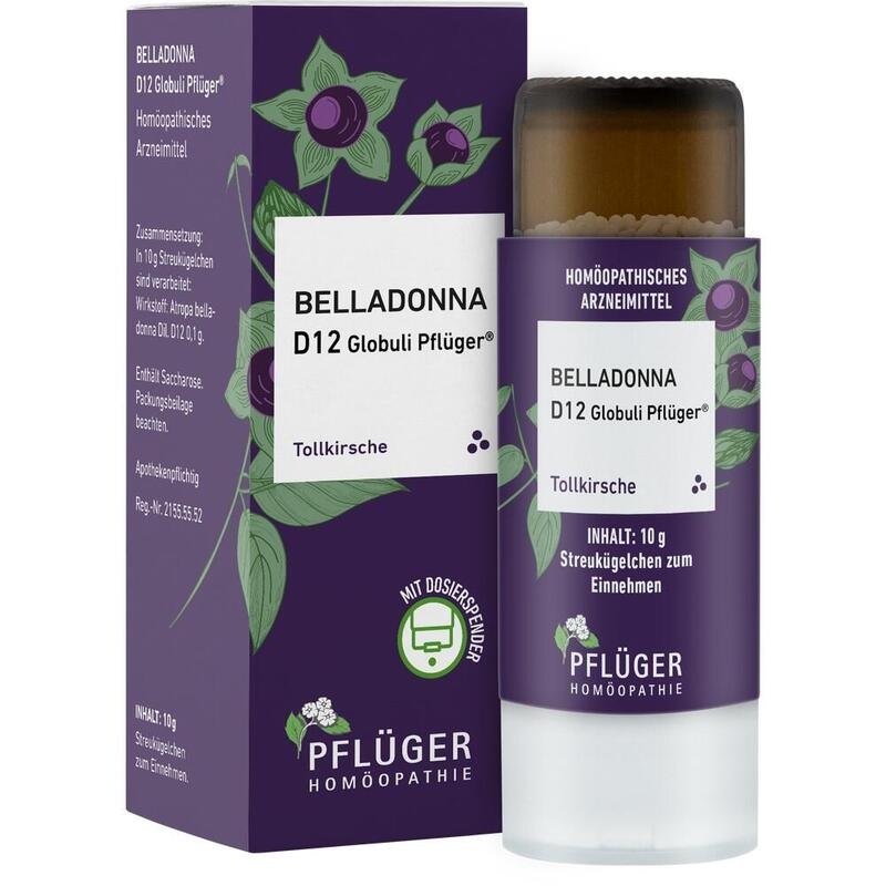 BELLADONNA D 12 Globuli Pflüger Globulispender