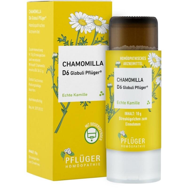 CHAMOMILLA D 6 Globuli Pflüger Globulispender
