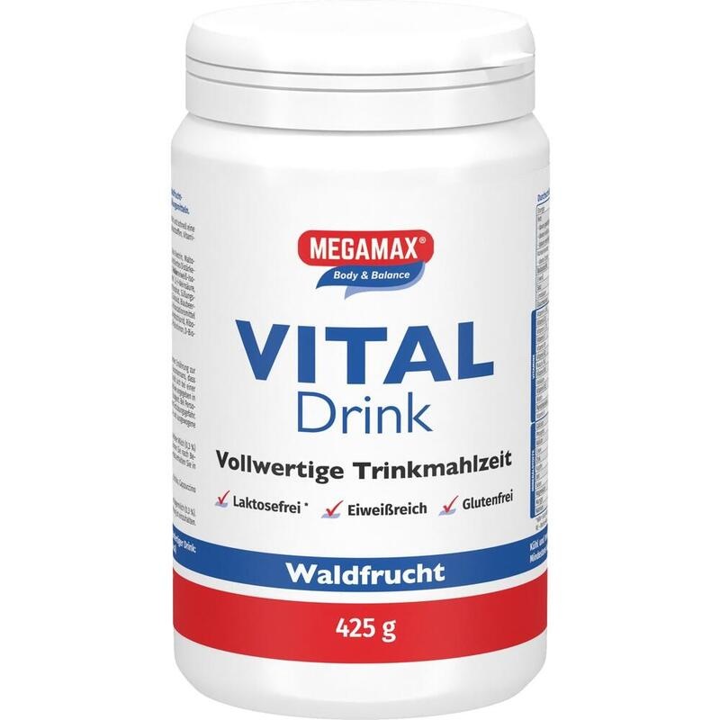 MEGAMAX Vital Drink Waldfrucht Pulver