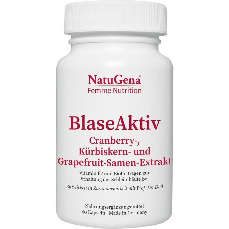 BLASEAKTIV Cranberry+Vitamin B2+Biotin vegan Kaps.