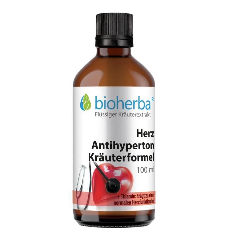 HERZ ANTIHYPERTON Kräuterformel Tinktur