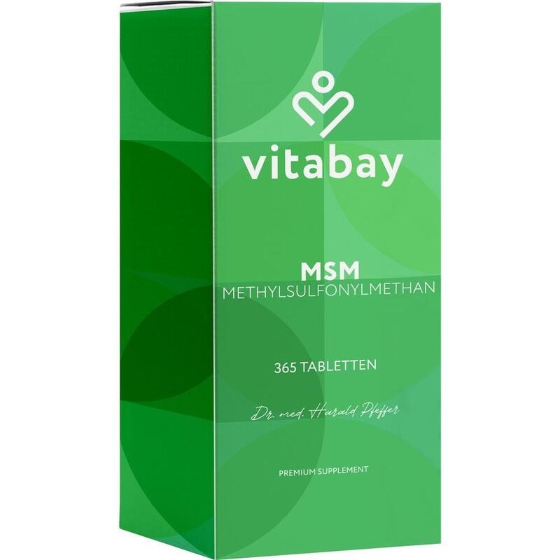 MSM 1000 mg Methylsulfonylmethan vegan Tabletten