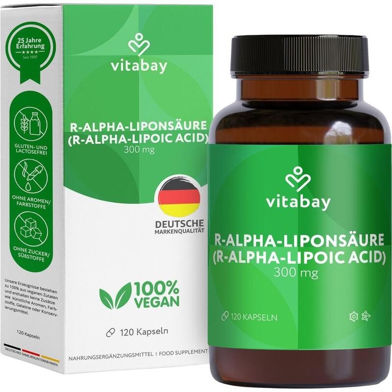 R-ALPHA-LIPONSÄURE 300 mg mit Thioctsäure Kapseln