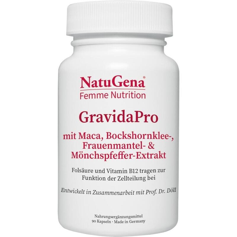GRAVIDAPRO Folsäure+B-Vitamine+Vitamin C+Jod Kaps.