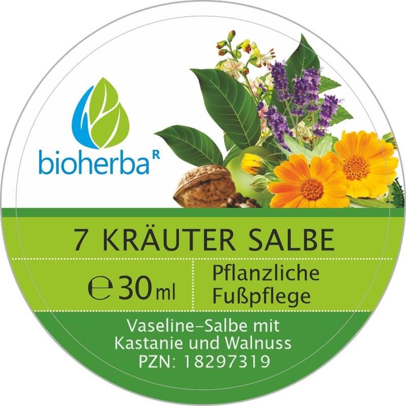7 KRÄUTER-Salbe pflanzliche Fußpflege