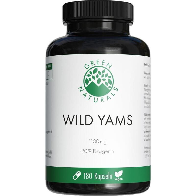 GREEN NATURALS Wild Yam hochdosiert vegan Kapseln