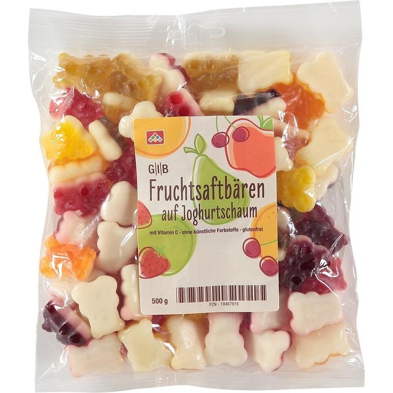 GIB Fruchtsaftbären auf Joghurtschaum